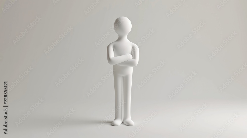 Minimalist Human Form: 3D Perspectives Minimalist Human Form: 3D Perspectives