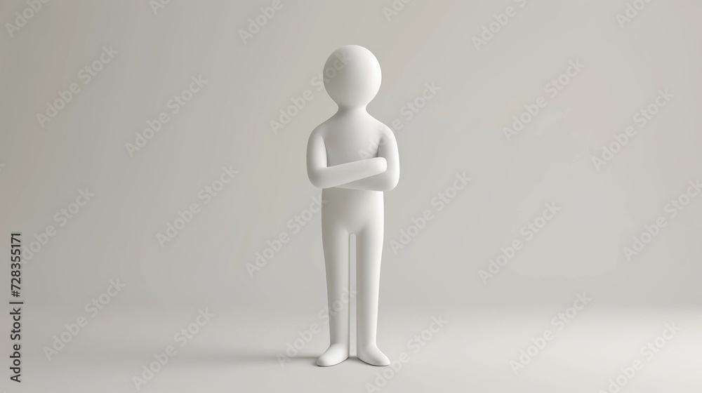 Minimalist Human Form: 3D Perspectives Minimalist Human Form: 3D Perspectives