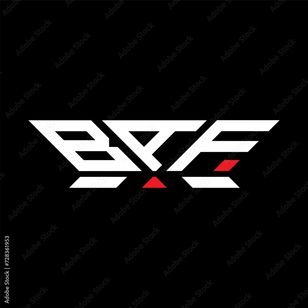 BAF letter logo vector design, BAF simple and modern logo. BAF luxurious alphabet design BAF letter logo vector design, BAF simple and modern logo. BAF luxurious alphabet design
