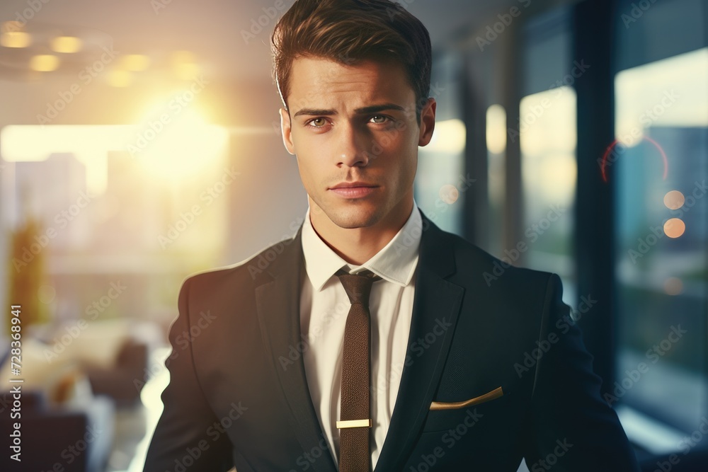 Detail on business person in luxury official suit for office meeting. Generative Ai. Detail on business person in luxury official suit for office meeting. Generative Ai.