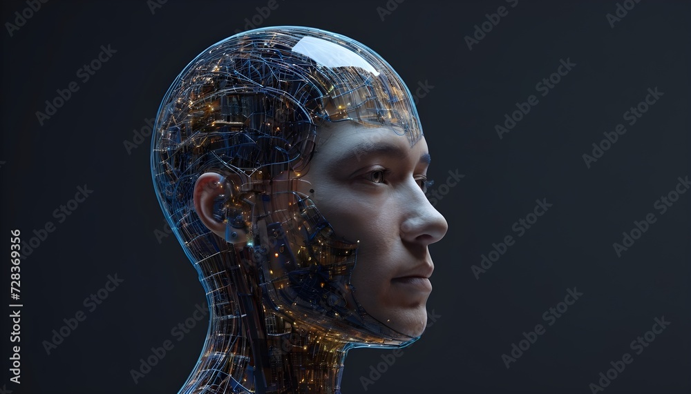 image of professional, Artificial intelligence looking data, data science and graph image of professional, Artificial intelligence looking data, data science and graph
