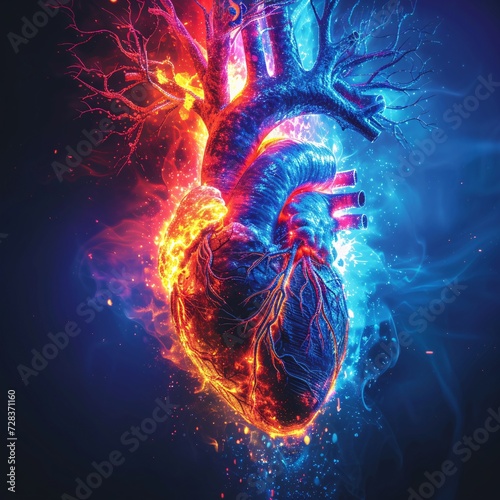 February Heartbeat A Sizzling Valentine's Day Tribute Generative AI