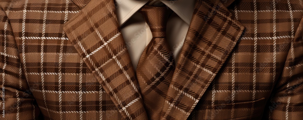 Detail on businessman in luxury modern suit for meeting ,panorama banner. Generative Ai. Detail on businessman in luxury modern suit for meeting ,panorama banner. Generative Ai.
