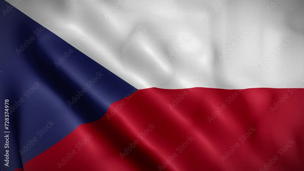 Czech Republic waving flag, Flag of Czech Republic Animation, Czech Flag Closeup, 4k Czech Flag Waving Animation Czech Republic waving flag, Flag of Czech Republic Animation, Czech Flag Closeup, 4k Czech Flag Waving Animation