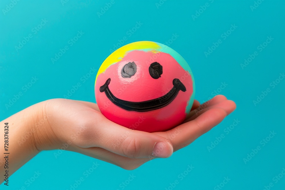 Happy Smiley Emoji solicitude Emoticon, colored Symbol star rating . Smiling face critique. Joyfull support big smile. anger ball client rating and customer feedback