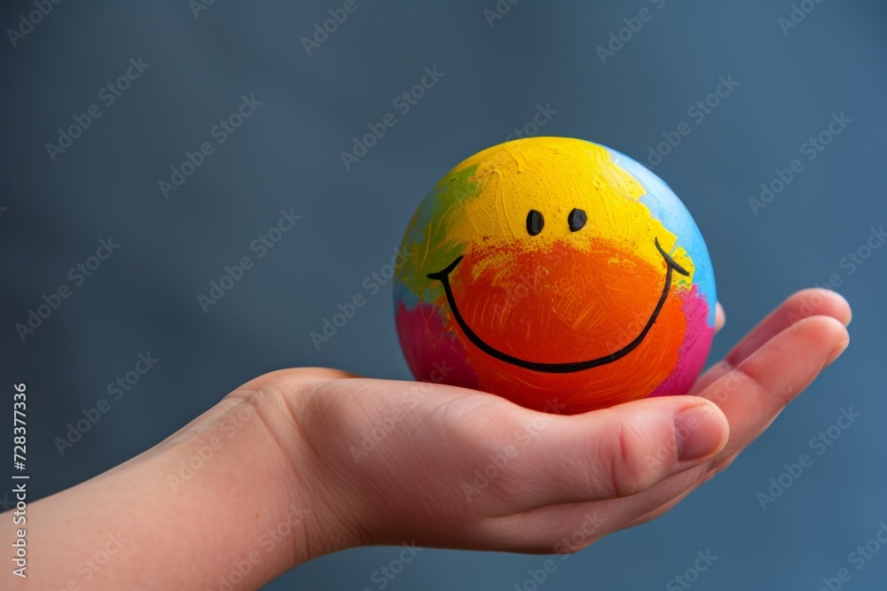 Happy Smiley Emoji verified review Emoticon, colored Symbol reaction. Smiling face client service management. Joyfull tranquility big smile. emoji client rating and customer feedback