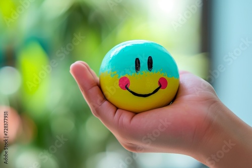 Happy Smiley Emoji responsive Emoticon, colored Symbol icon. Smiling face appraisal. Joyfull smile big smile. happy icon client rating and customer feedback