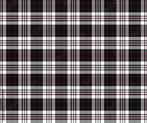 Plaid pattern, white, brown, navy blue, seamless floor. For textile design work, tailoring clothes, skirts, pants or decorative fabric. Vector illustration.