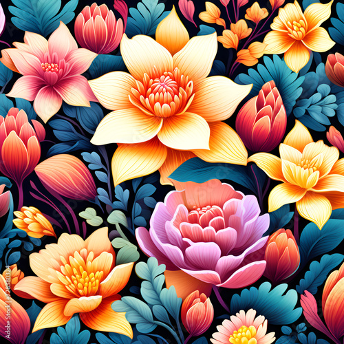 Wallpaper Mural seamless pattern Torontodigital.ca