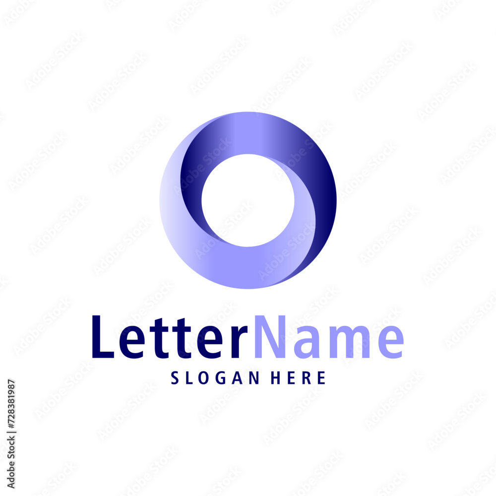 Modern letter O logo design vector. Creative O logo concepts template