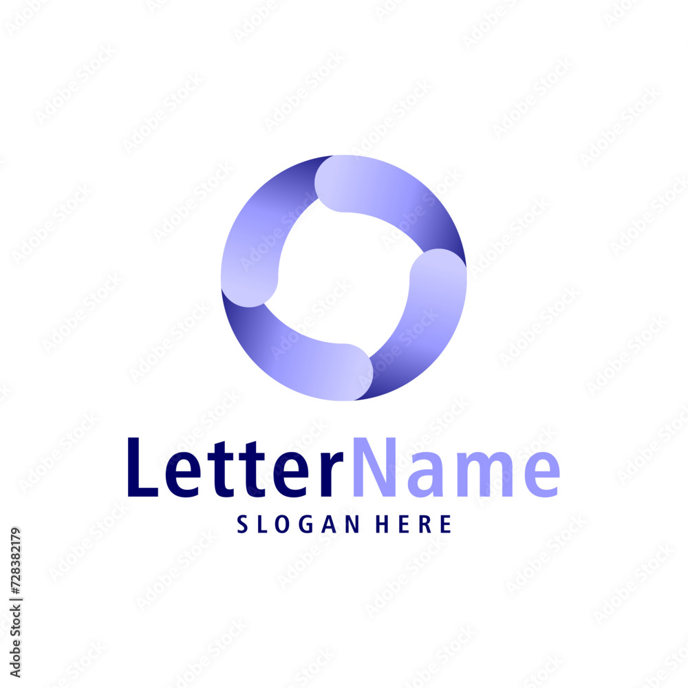 Modern letter O logo design vector. Creative O logo concepts template Modern letter O logo design vector. Creative O logo concepts template