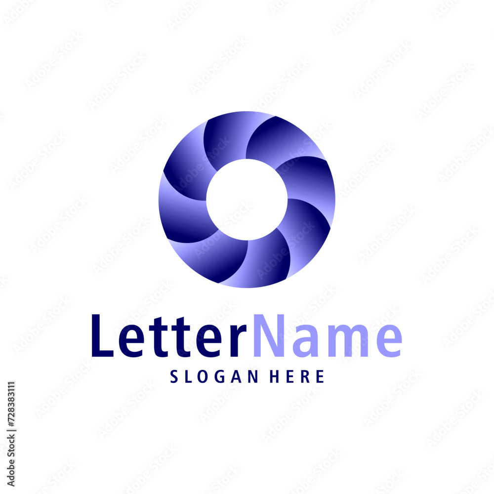 Modern letter O logo design vector. Creative O logo concepts template Modern letter O logo design vector. Creative O logo concepts template