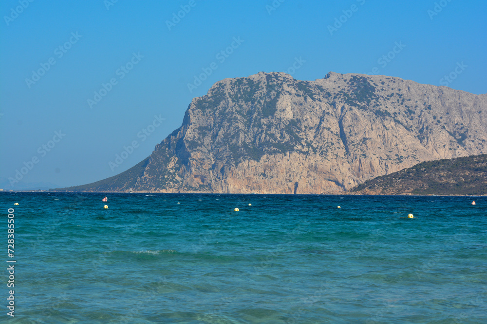 Fototapeta premium capo coda cavallo con vista isola tavolare