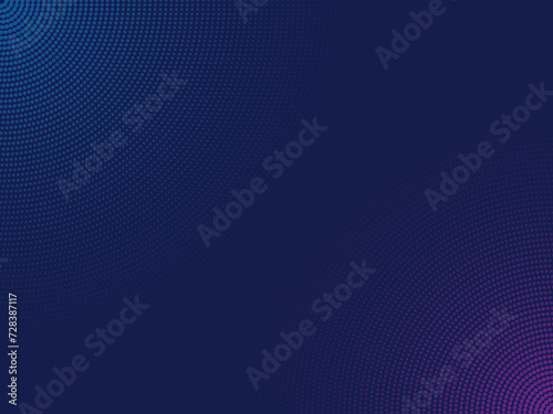 Abstract dotted technology gradient background. Raster illustration
