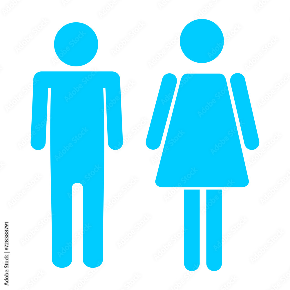 sign icon male and female toilet sign icon male and female toilet