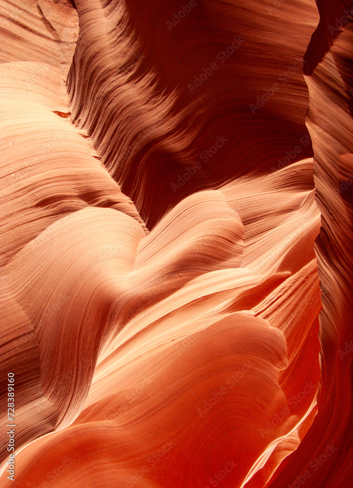 Obraz premium beautiful structure in the Antelope Canyon