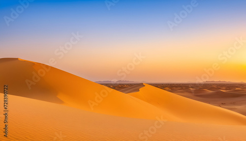 sunset in the desert © Nuan