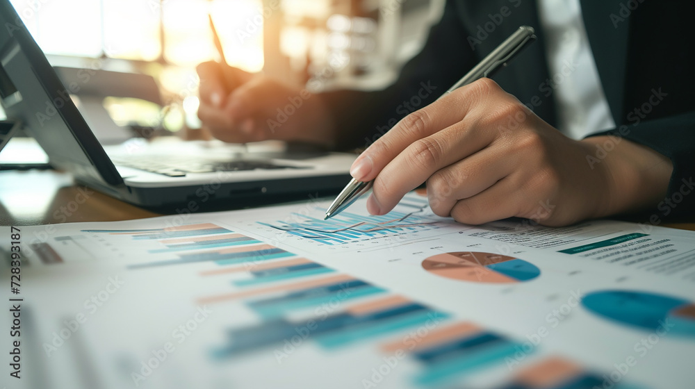 Business accounting concept, count concept Business accounting concept, count concept