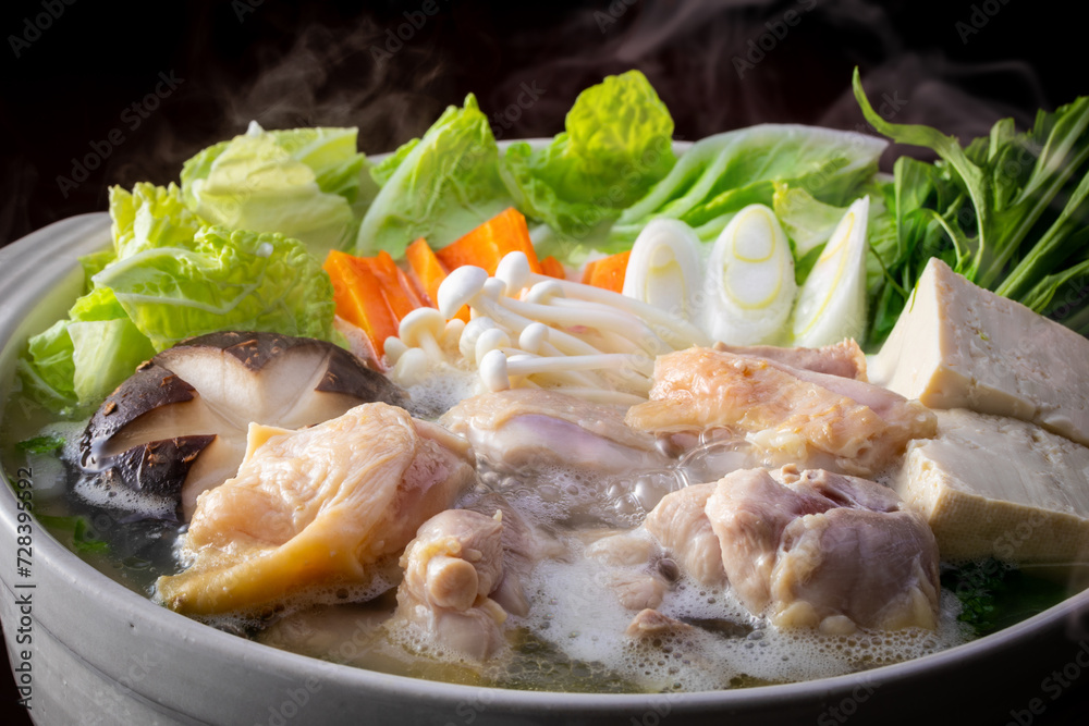 日本の水炊きを食べる 日本の水炊きを食べる