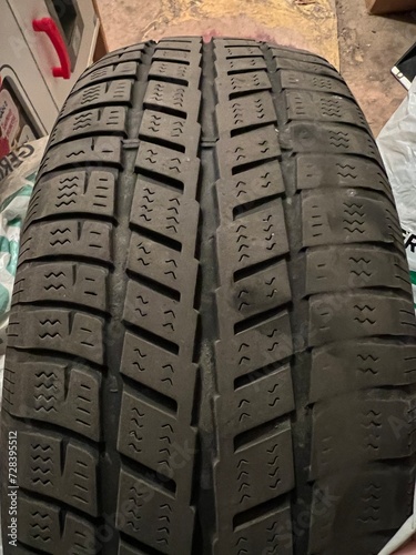 Worn tyre