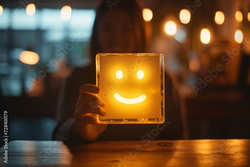 Positive Psychology Emoji neighborly Smiley, Icon Illustration website. Smiling cartoon discarded ball. Big grin understanding happy smile. substance abuse stress management photo