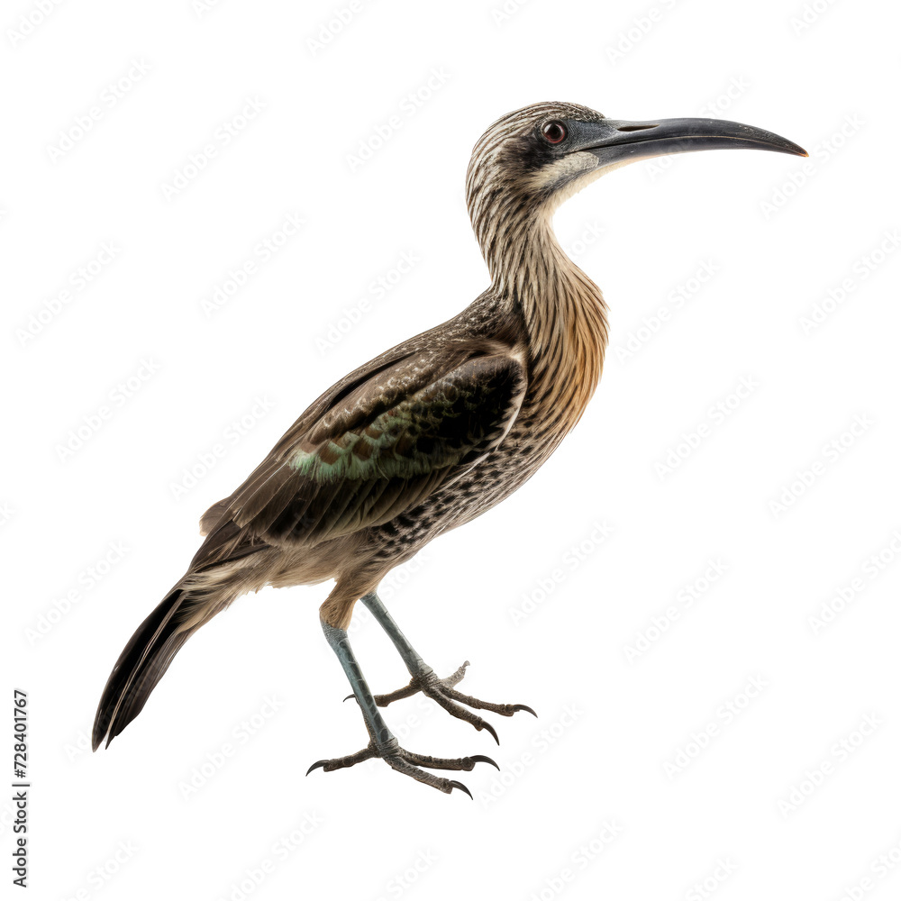 Obraz premium Whimbrel on white background