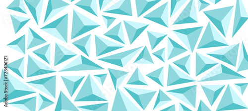 abstract blue triangle low poly decorative design background