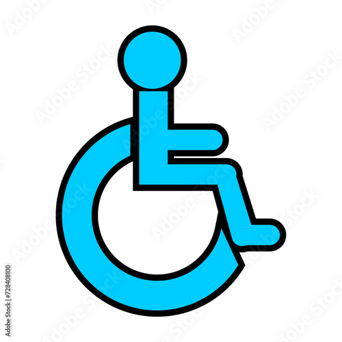 Wheelchair / handicapped access sign