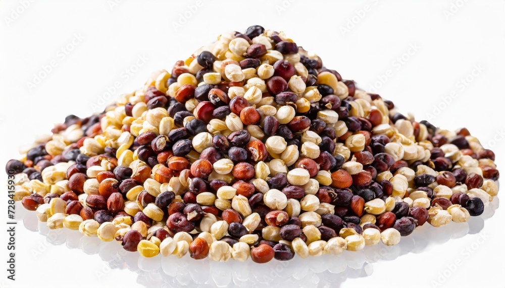 heap of mixed quinoa seeds isolated on transparent background png heap of mixed quinoa seeds isolated on transparent background png