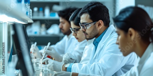 scientist working in laboratory