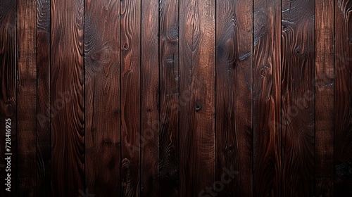 Smooth dark mahogany planks with a subtle sheen for elegant woodworking