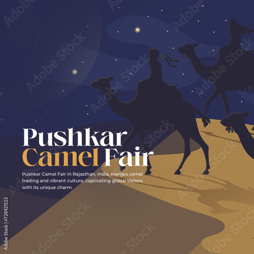 Pushkar Camel Fair Poster -...