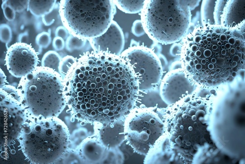 close up, white blood cells, 8k. 