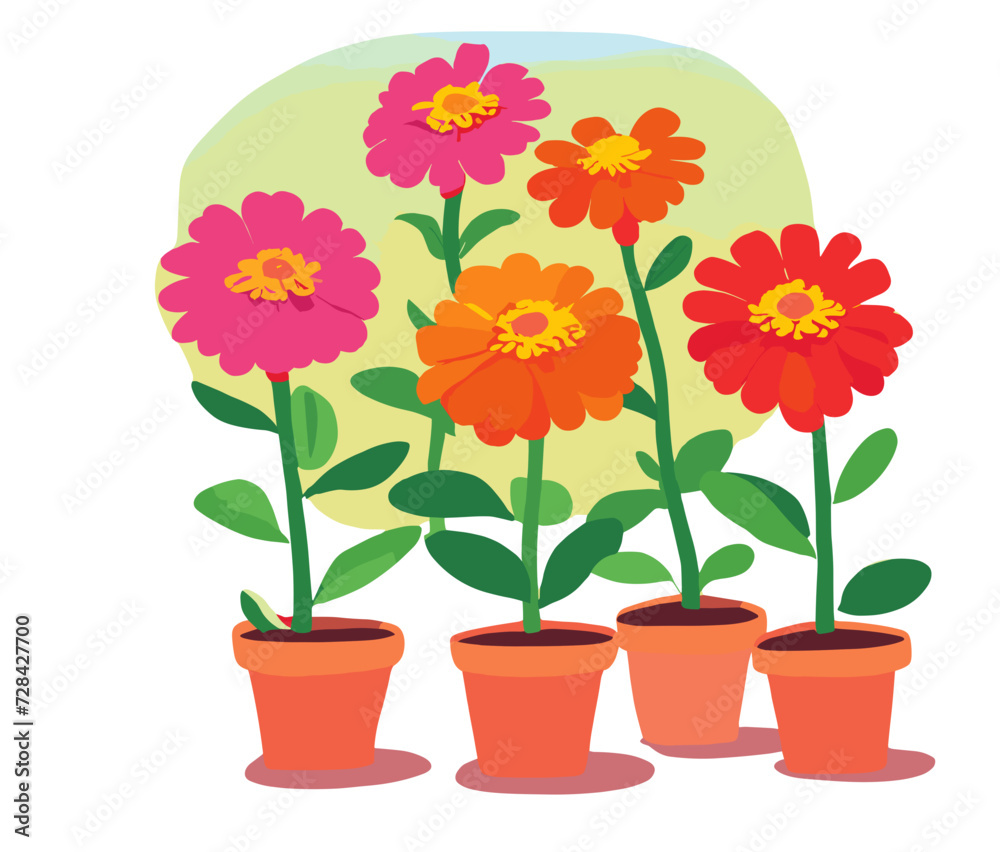 flower in a pot flower in a pot