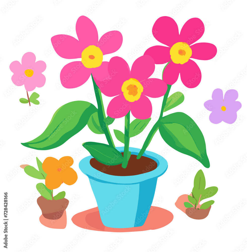 flowers in pots flowers in pots