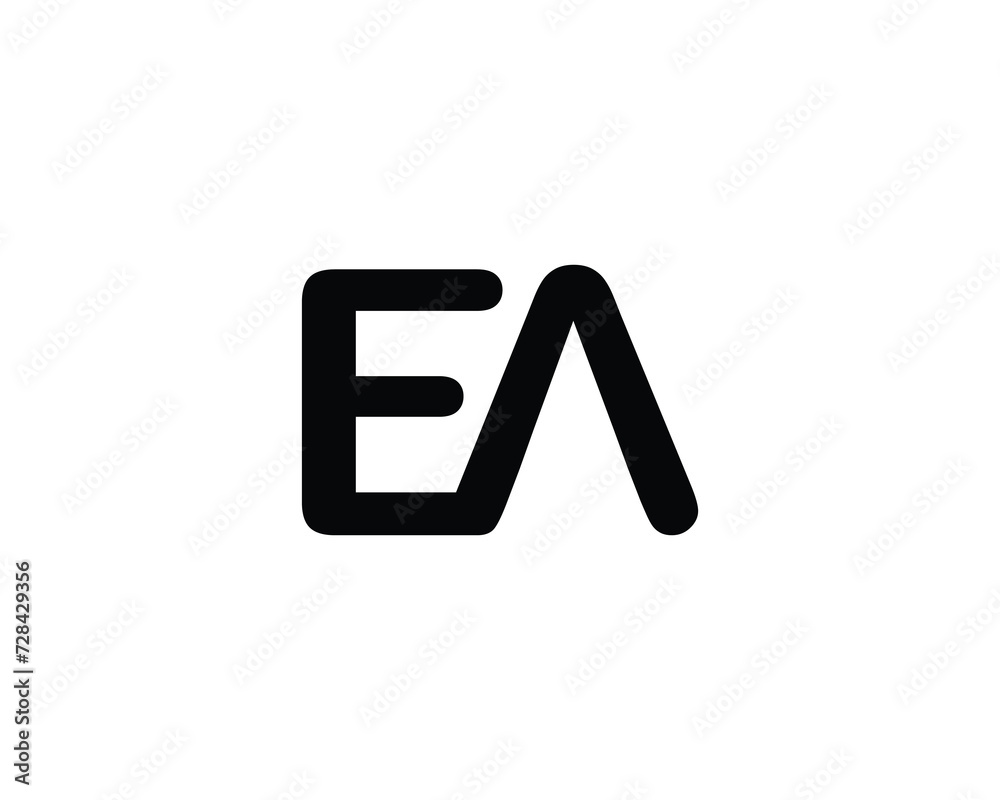 EA logo design vector template EA logo design vector template
