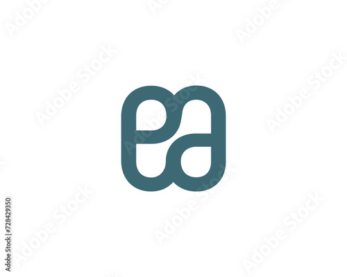 EA logo design vector template