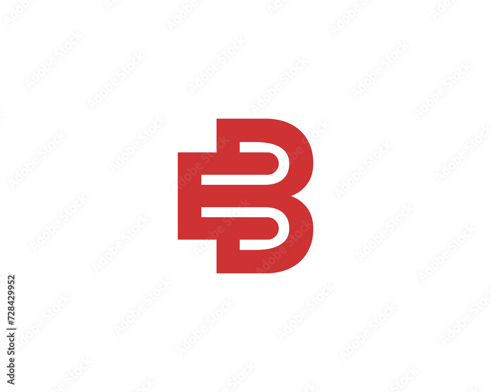 EB BE logo design vector template EB BE logo design vector template