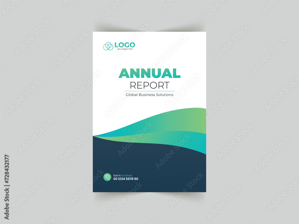 Vector abstract elegant annual report book cover Vector abstract elegant annual report book cover