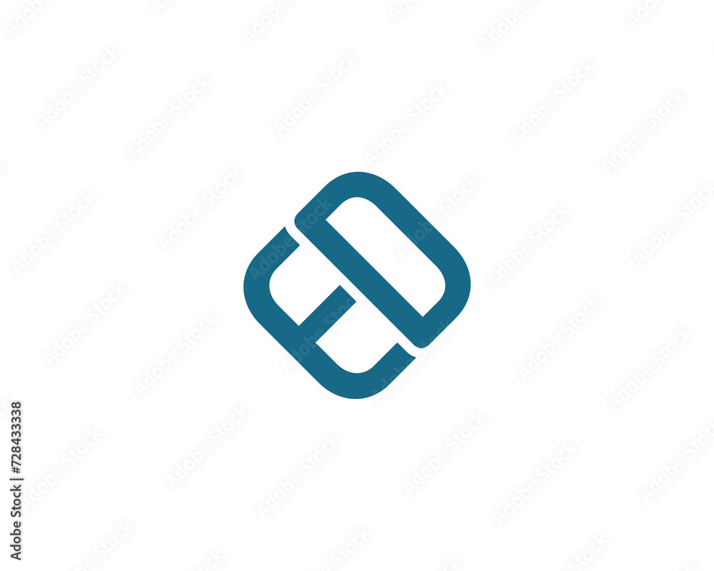 ED logo design vector template ED logo design vector template