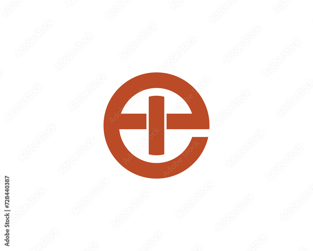 EI IE Logo design vector template