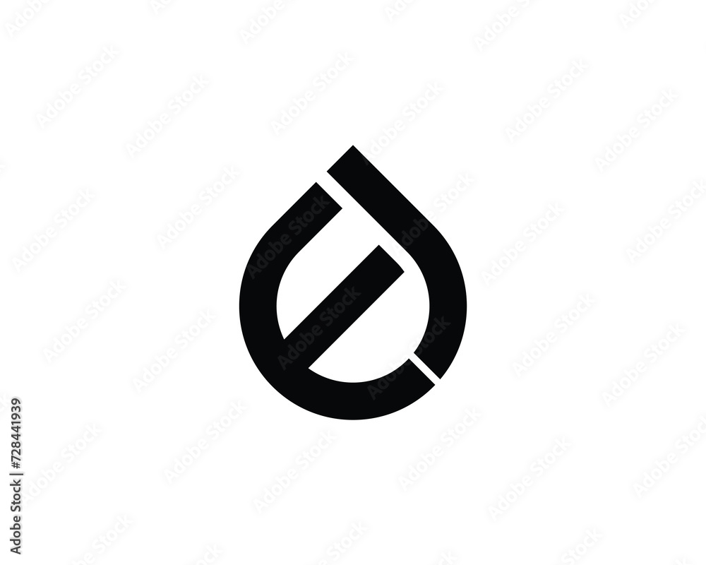 EJ JE logo design vector template EJ JE logo design vector template