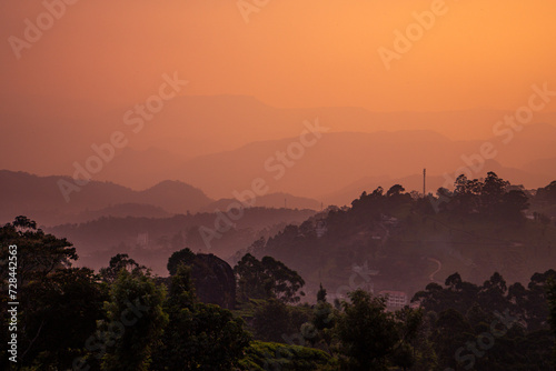 Misty Landscape During Sunset in Munnar Kerala © CLICK ON THE WAY