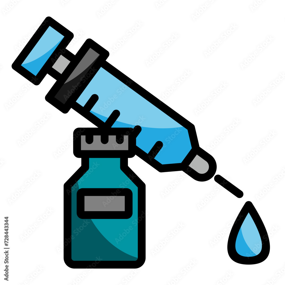 Obraz premium Vaccinations Icon