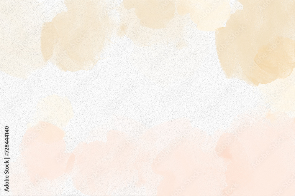 Obraz premium Yellow watercolor abstract background. Watercolor orange background. Abstract peach texture.