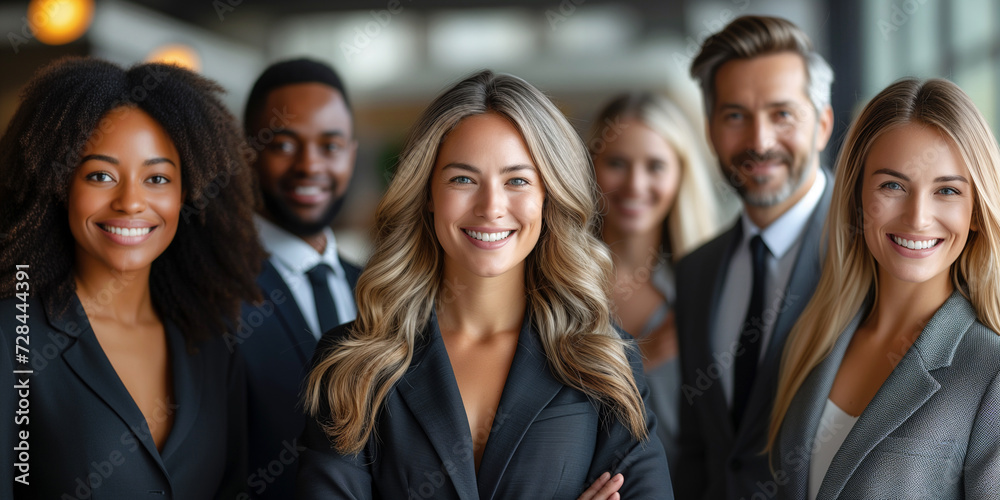 Portrait of successful group of business people at modern office looking at camera. Portrait of happy businessmen and satisfied businesswomen standing as a team. Multiethnic group of people smiling. Portrait of successful group of business people at modern office looking at camera. Portrait of happy businessmen and satisfied businesswomen standing as a team. Multiethnic group of people smiling.