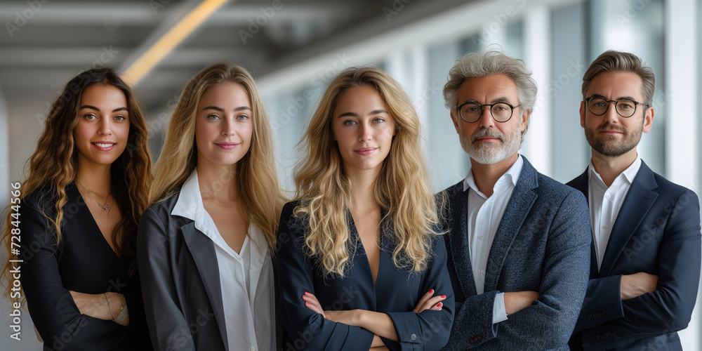 Portrait of successful group of business people at modern office looking at camera. Portrait of happy businessmen and satisfied businesswomen standing as a team. Multiethnic group of people smiling. Portrait of successful group of business people at modern office looking at camera. Portrait of happy businessmen and satisfied businesswomen standing as a team. Multiethnic group of people smiling.