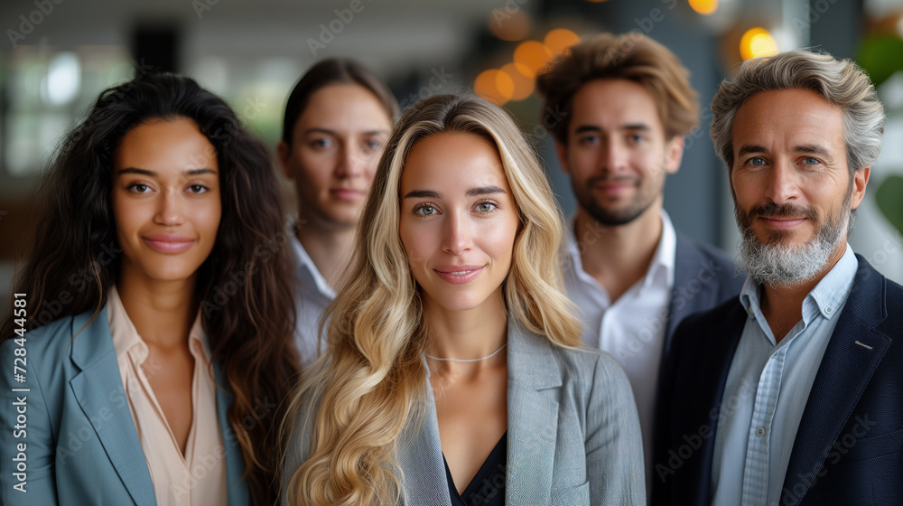Portrait of successful group of business people at modern office looking at camera. Portrait of happy businessmen and satisfied businesswomen standing as a team. Multiethnic group of people smiling. Portrait of successful group of business people at modern office looking at camera. Portrait of happy businessmen and satisfied businesswomen standing as a team. Multiethnic group of people smiling.