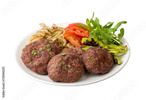 Traditional Turkish food; Turkish meatballs, Turkish name; Akcaabat kofte or kuru kofte)