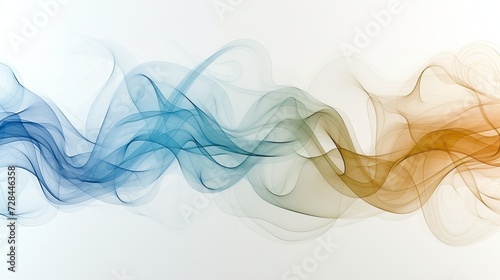 Vibrant colorful wave lines background for keynote or presentation in light ambiance